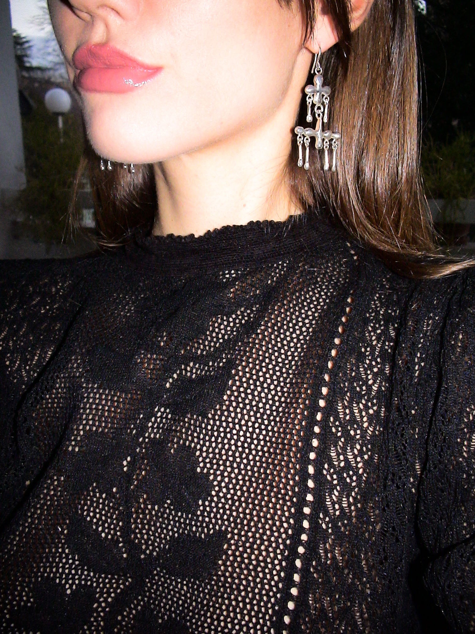 Cross earrings