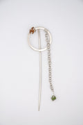 Hairpin or brooch with rough stones
