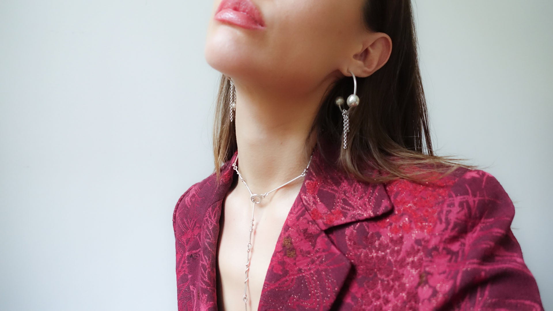 Half moon earrings