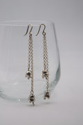 Clochettes earrings thiner chain